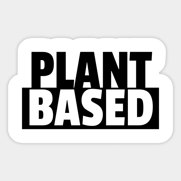 Plant Based Sticker by veganiza-te